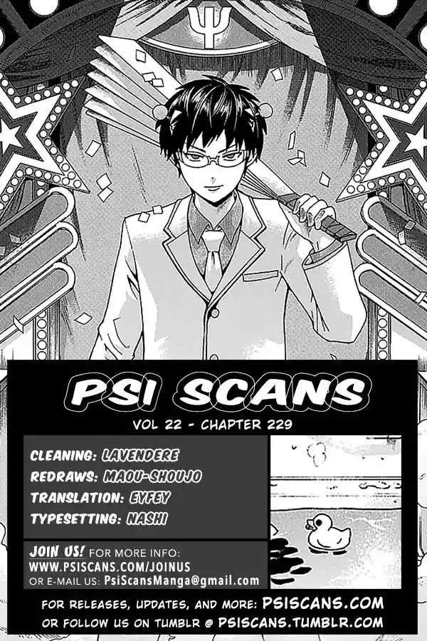 Saiki Kusuo no Psi Nan Chapter 229 1